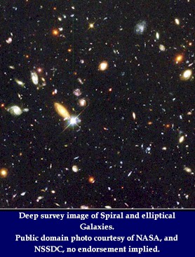 Deep Space Cluster of Galaxies